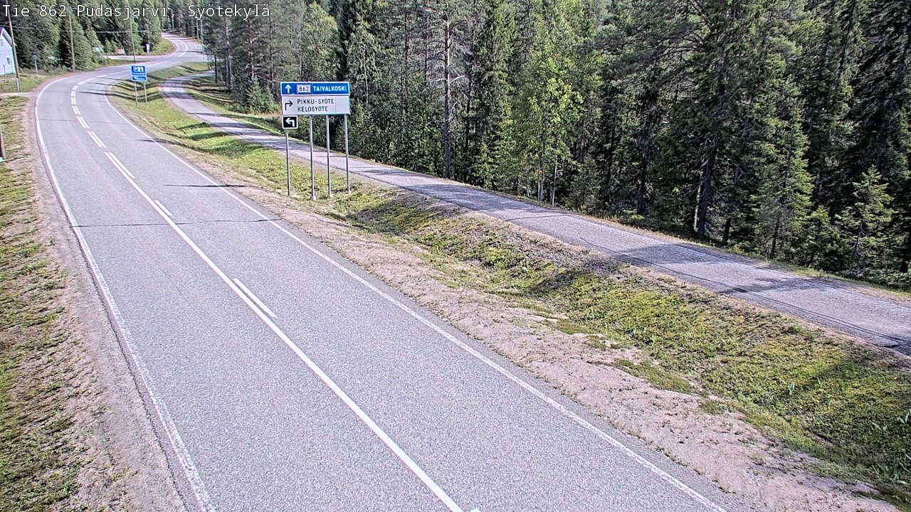 Kelikamerat Kuva Tie 862 Pudasjärvi, Syötekylä, Pudasjärvi, Pohjois-Pohjanmaa