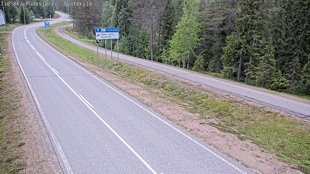 Kelikamerat Kuva Tie 862 Pudasjärvi, Syötekylä, Pudasjärvi, Pohjois-Pohjanmaa