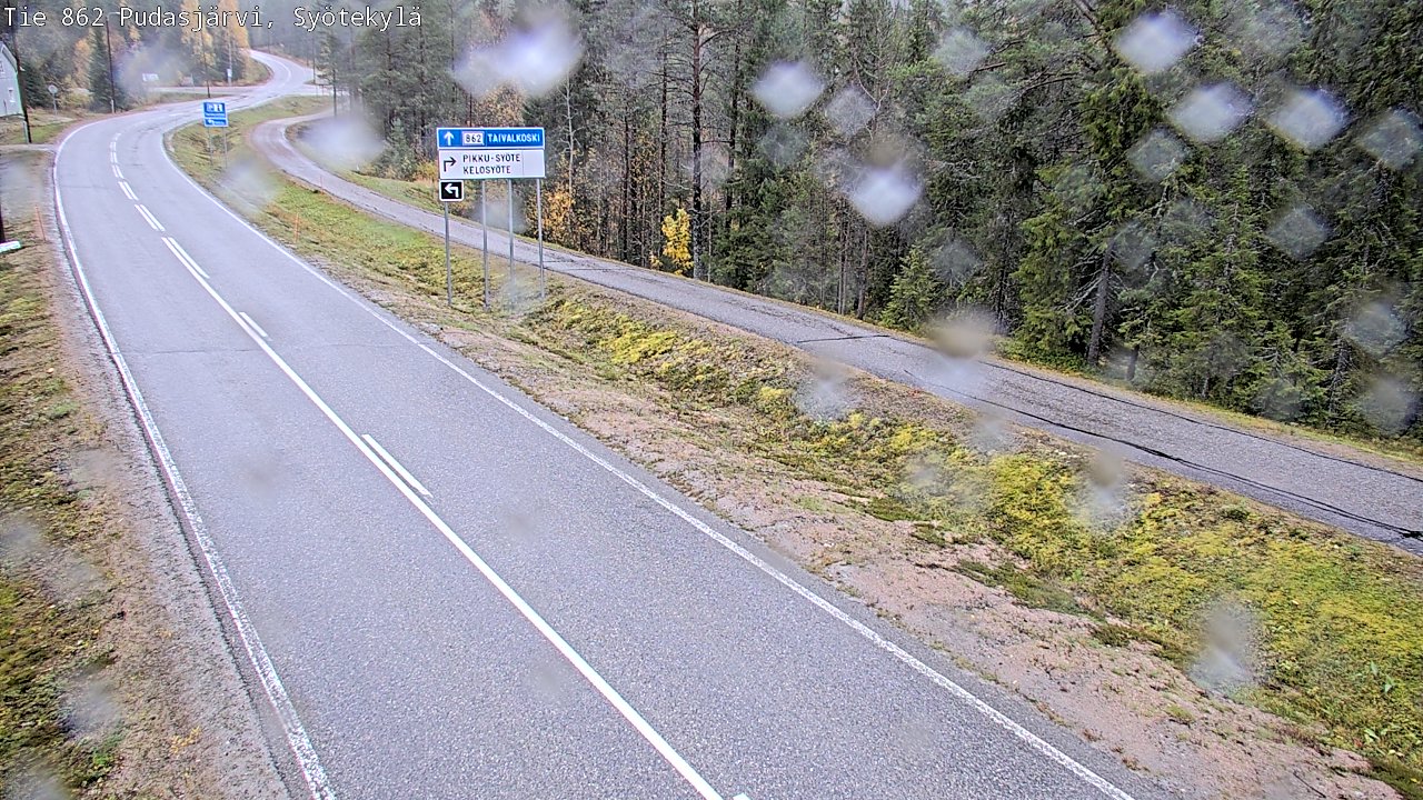 Kelikamerat Kuva Tie 862 Pudasjärvi, Syötekylä, Pudasjärvi, Pohjois-Pohjanmaa