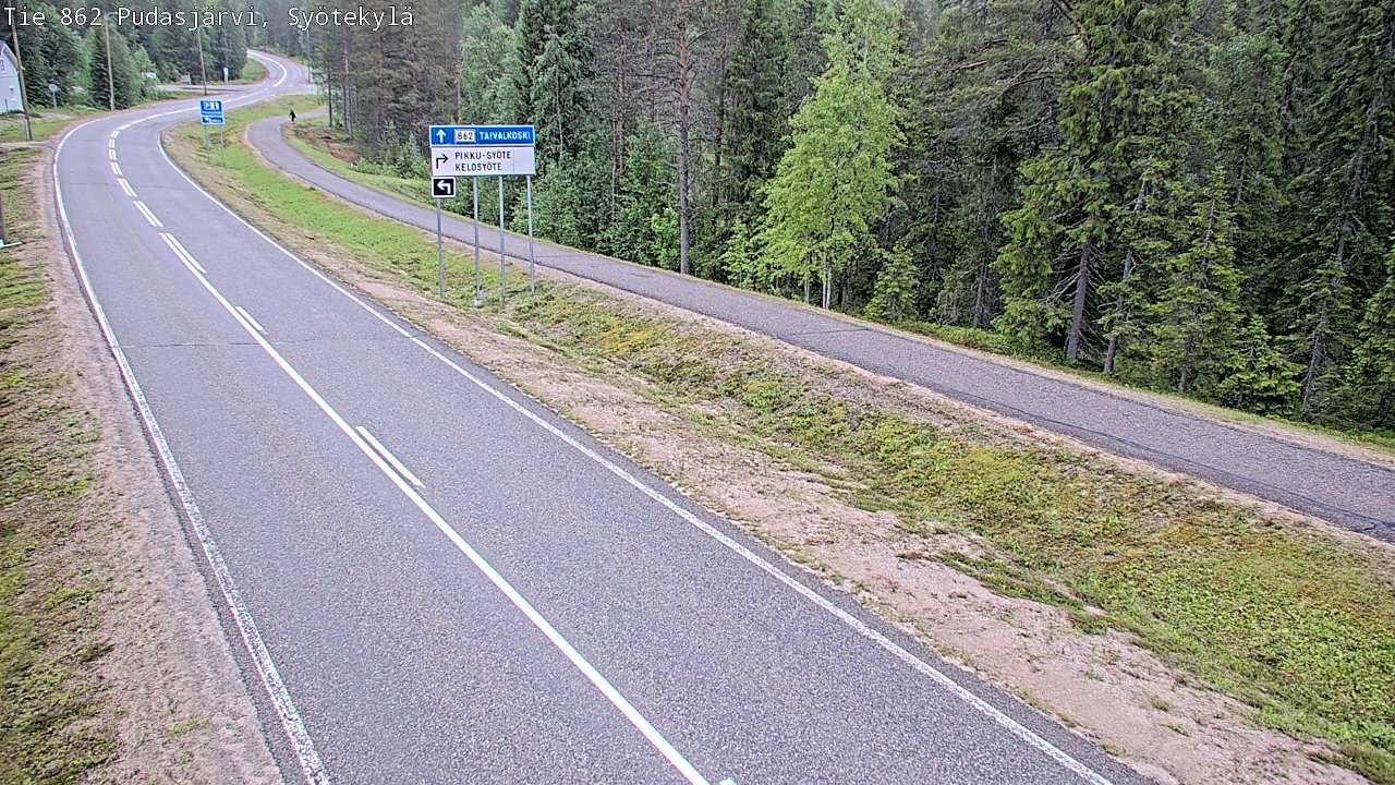 Kelikamerat Kuva Tie 862 Pudasjärvi, Syötekylä, Pudasjärvi, Pohjois-Pohjanmaa