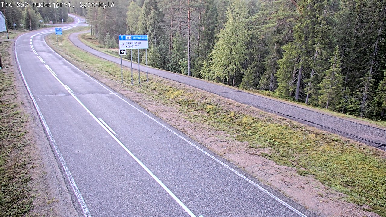 Kelikamerat Kuva Tie 862 Pudasjärvi, Syötekylä, Pudasjärvi, Pohjois-Pohjanmaa