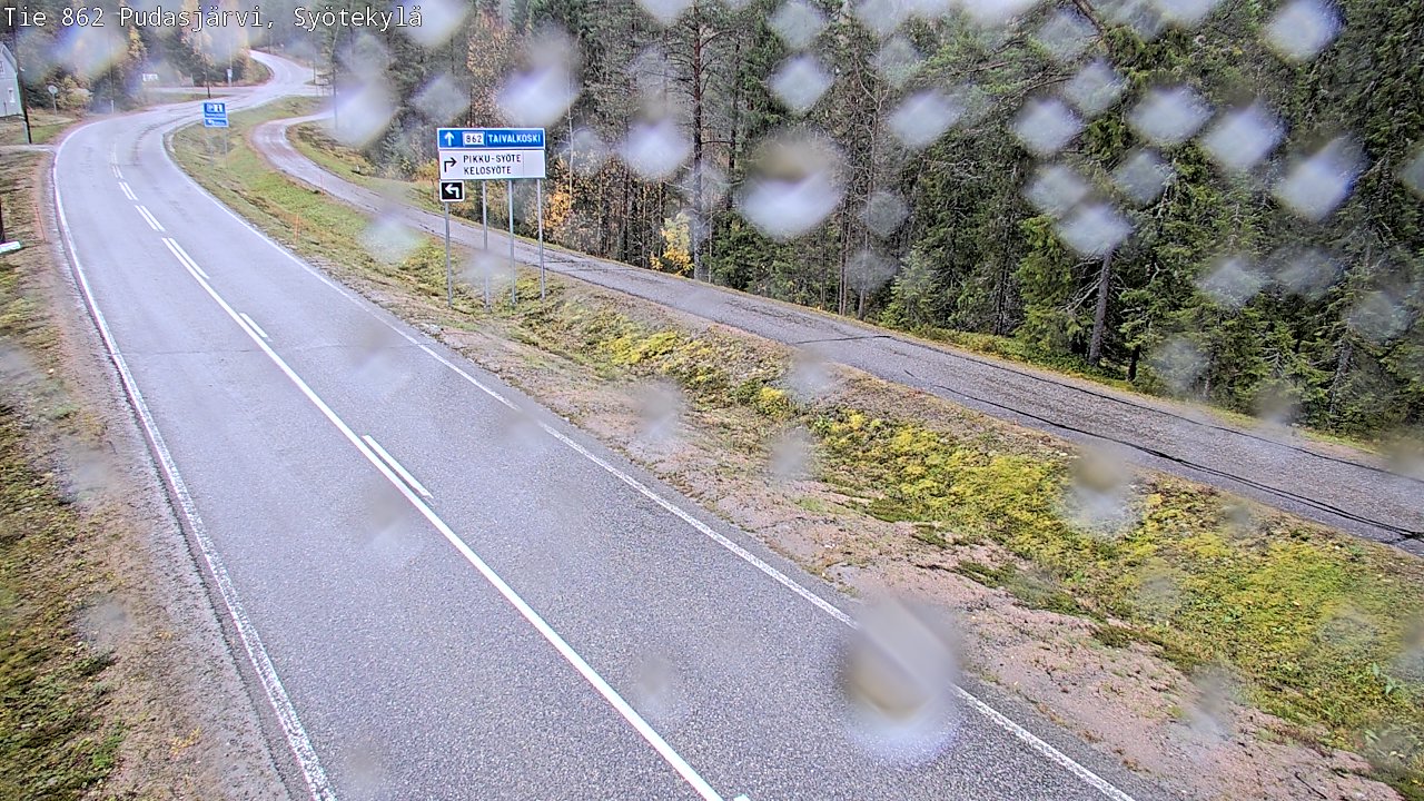 Kelikamerat Kuva Tie 862 Pudasjärvi, Syötekylä, Pudasjärvi, Pohjois-Pohjanmaa