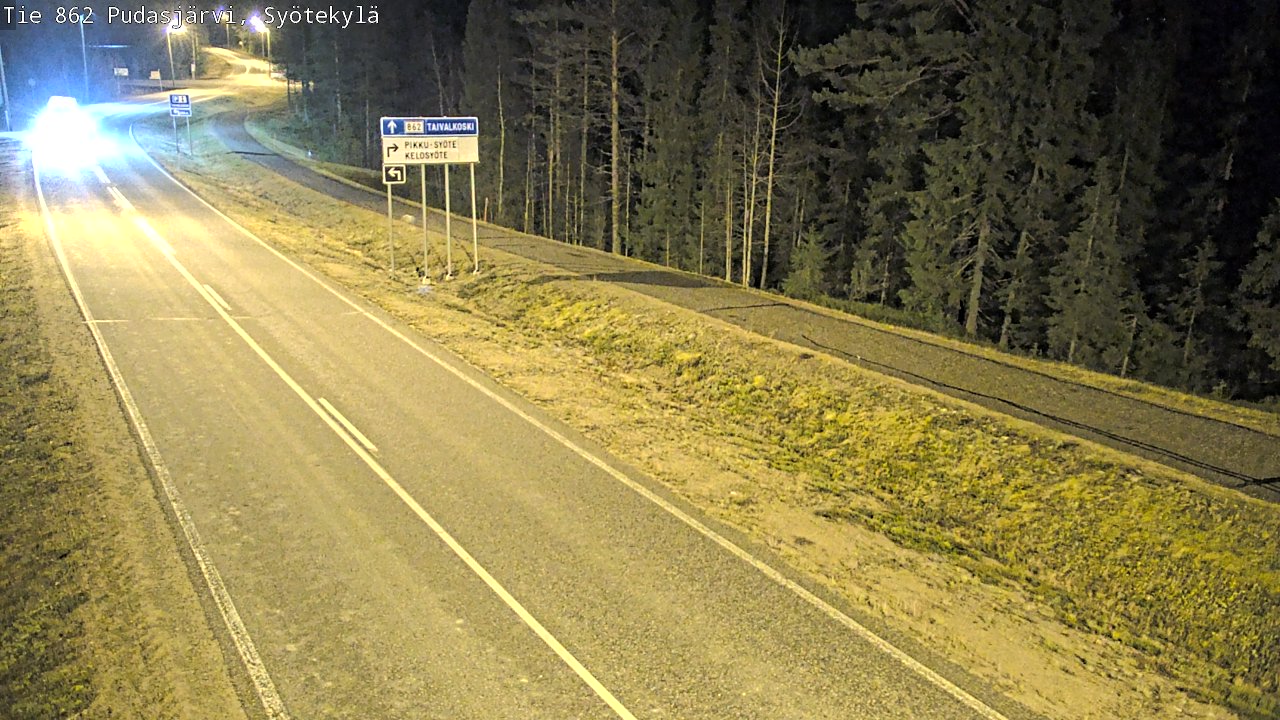 Kelikamerat Kuva Tie 862 Pudasjärvi, Syötekylä, Pudasjärvi, Pohjois-Pohjanmaa