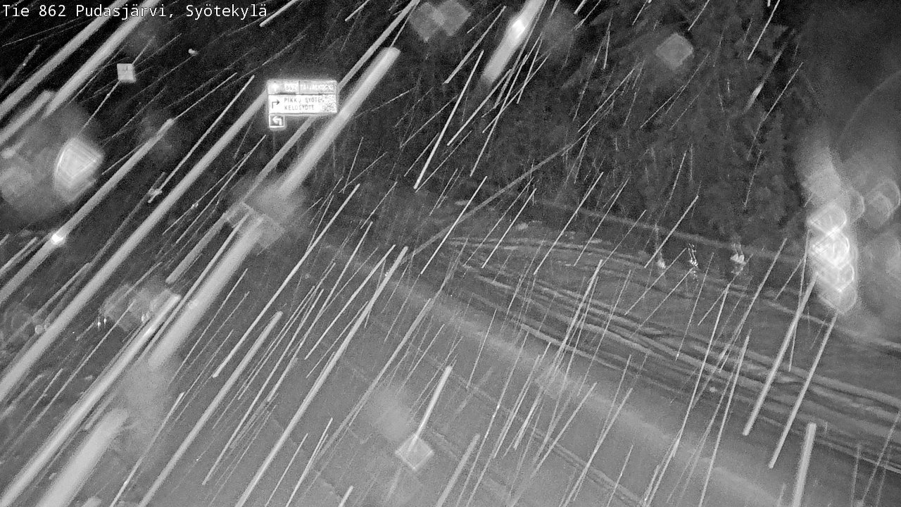 Kelikamerat Kuva Tie 862 Pudasjärvi, Syötekylä, Pudasjärvi, Pohjois-Pohjanmaa