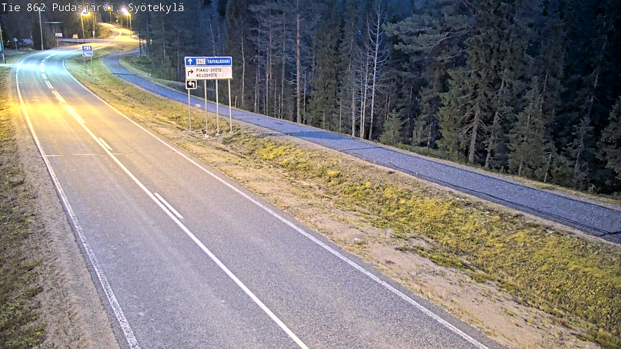 Kelikamerat Kuva Tie 862 Pudasjärvi, Syötekylä, Pudasjärvi, Pohjois-Pohjanmaa