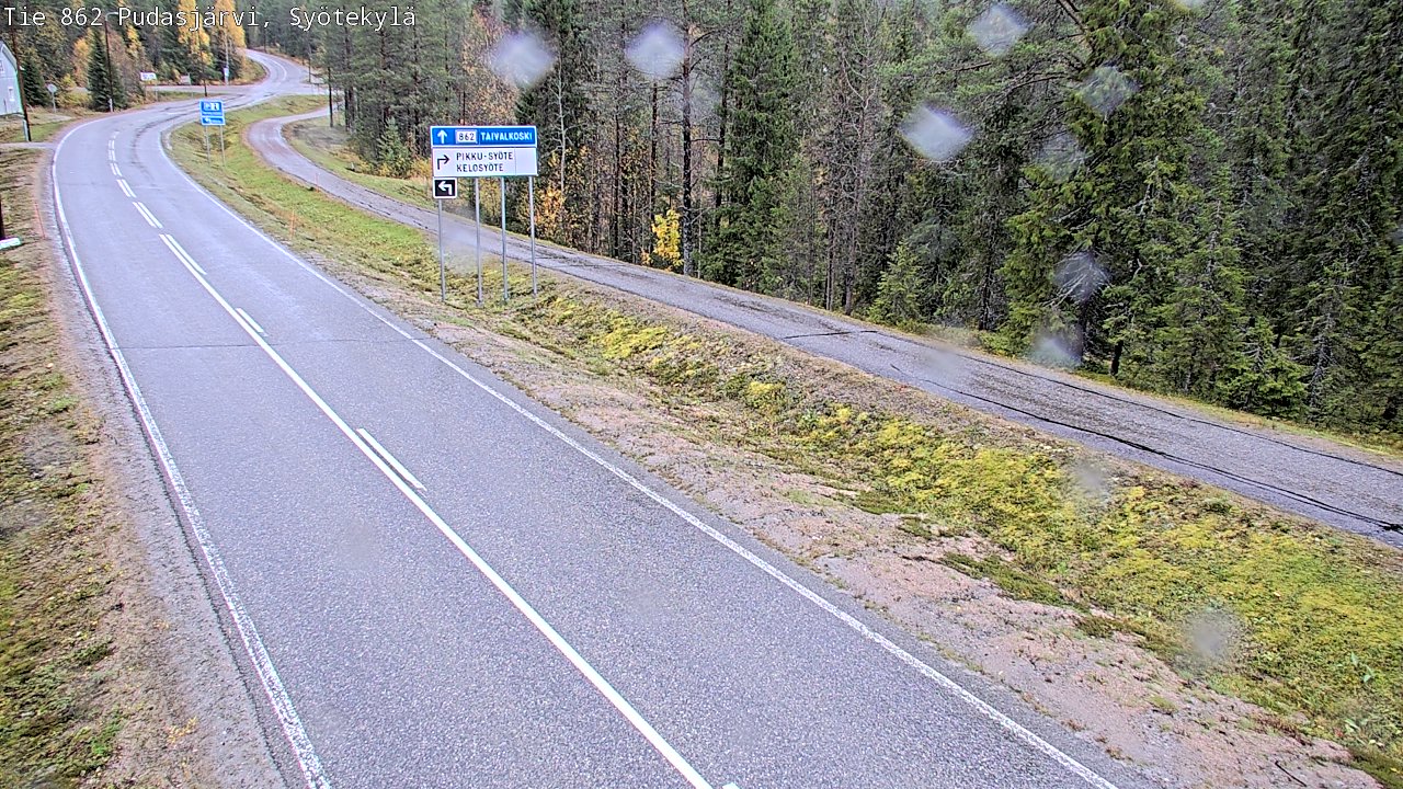 Kelikamerat Kuva Tie 862 Pudasjärvi, Syötekylä, Pudasjärvi, Pohjois-Pohjanmaa