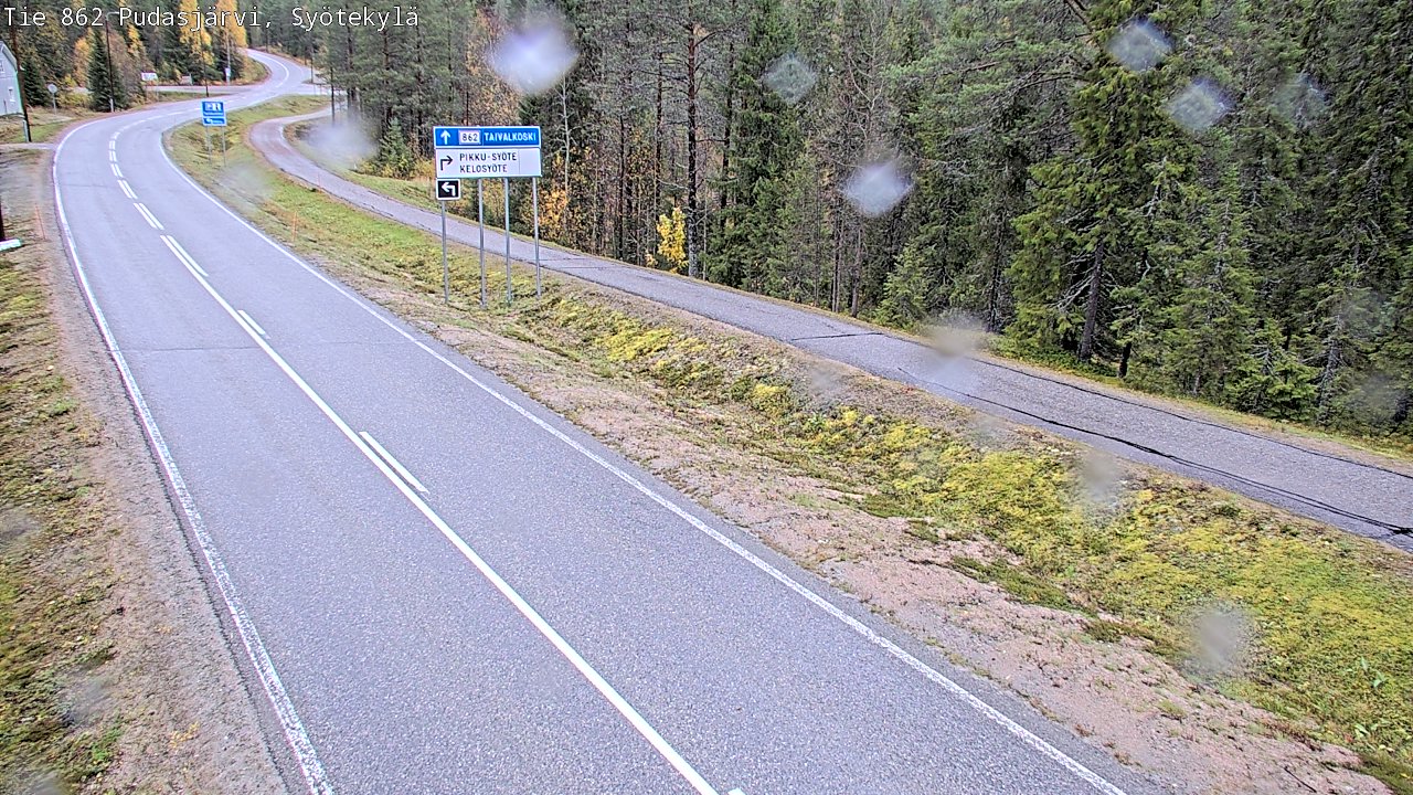 Kelikamerat Kuva Tie 862 Pudasjärvi, Syötekylä, Pudasjärvi, Pohjois-Pohjanmaa