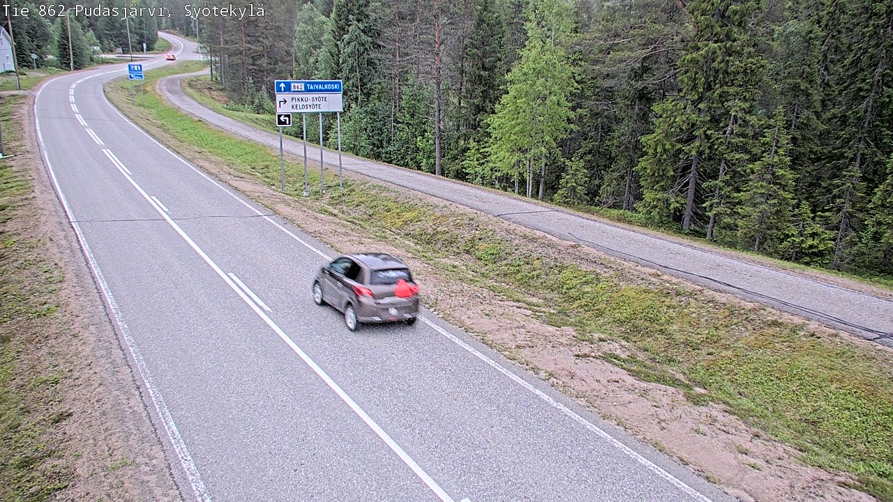 Kelikamerat Kuva Tie 862 Pudasjärvi, Syötekylä, Pudasjärvi, Pohjois-Pohjanmaa