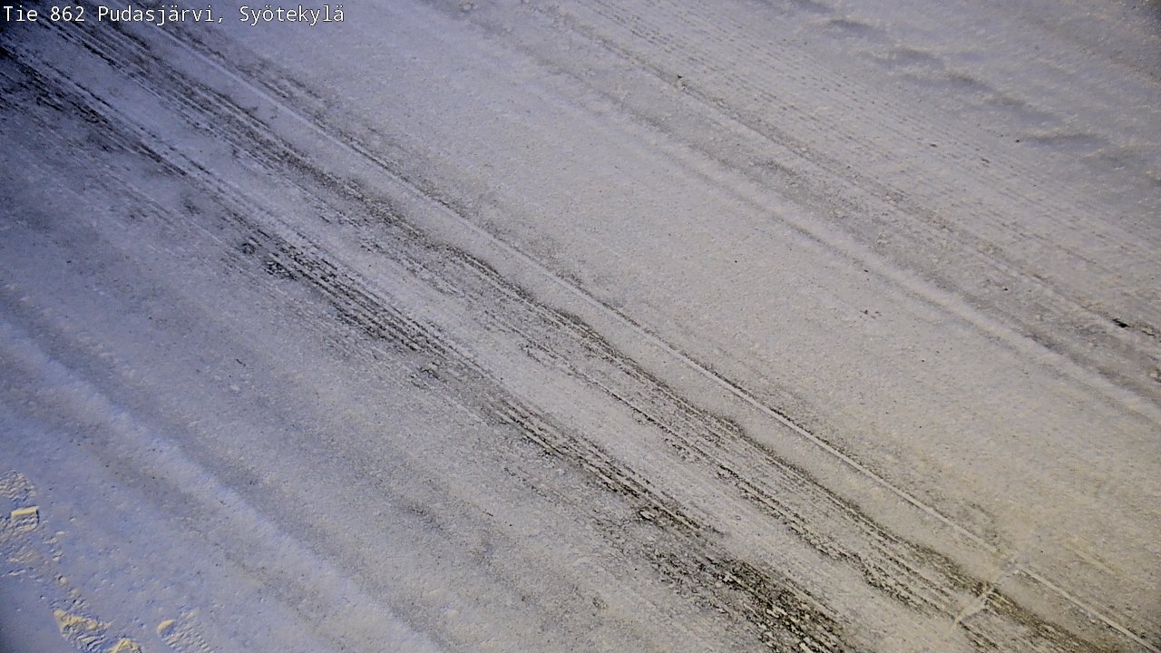 Kelikamerat Kuva Tie 862 Pudasjärvi, Syötekylä, Pudasjärvi, Pohjois-Pohjanmaa