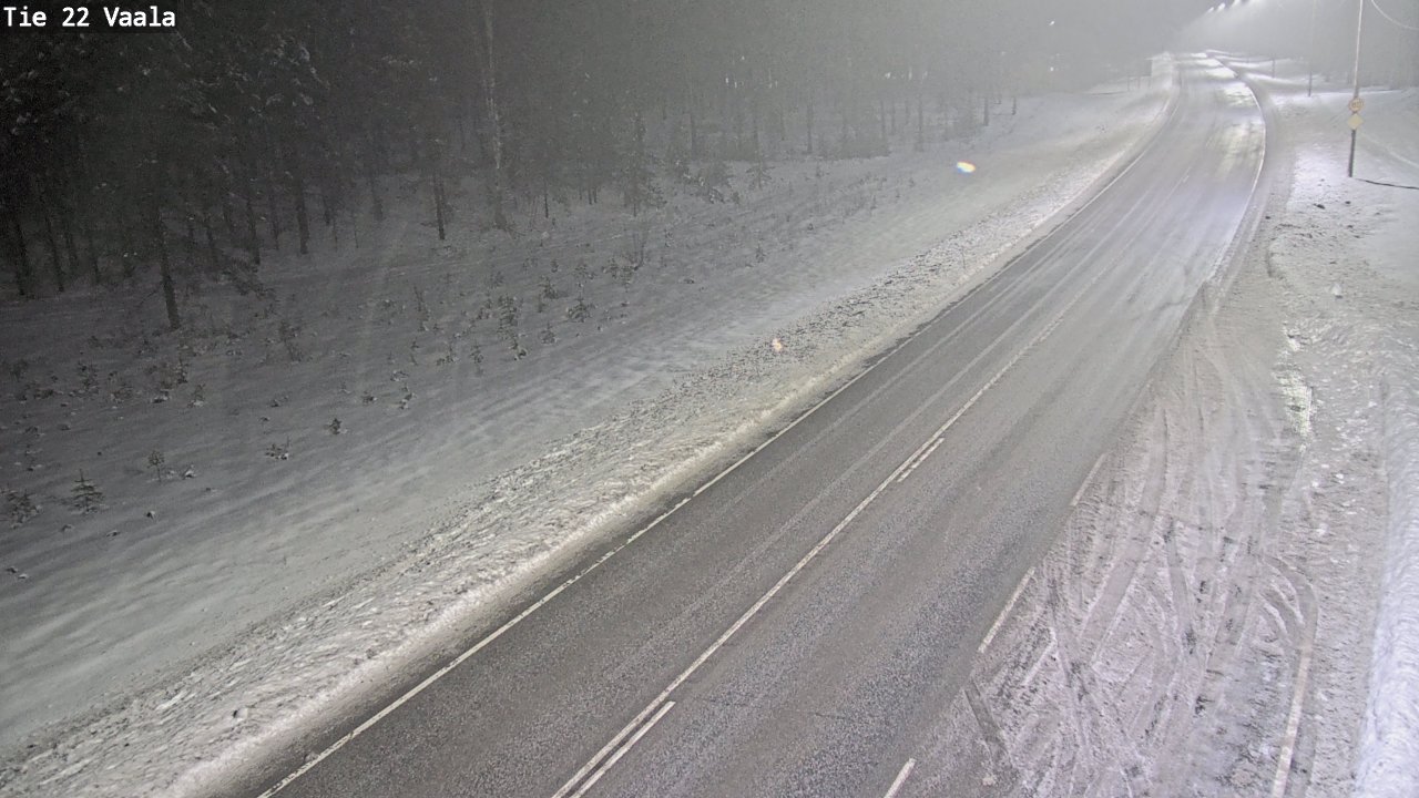 Weather Camera Image Väg 22 Vaala, Vaala, Pohjois-Pohjanmaa