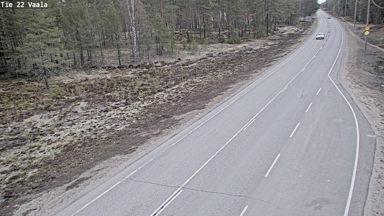 Kelikamerat Kuva Tie 22 Vaala, Vaala, Pohjois-Pohjanmaa