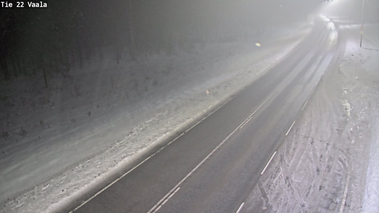 Weather Camera Image Väg 22 Vaala, Vaala, Pohjois-Pohjanmaa