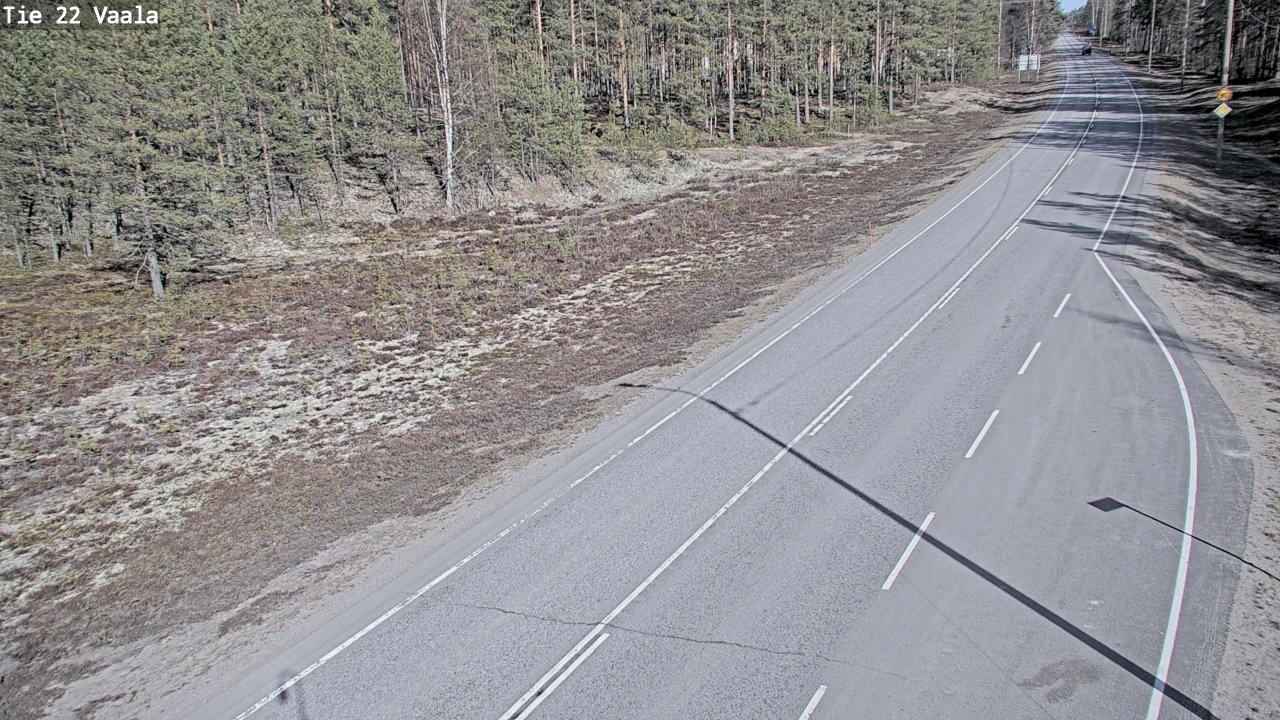 Kelikamerat Kuva Tie 22 Vaala, Vaala, Pohjois-Pohjanmaa