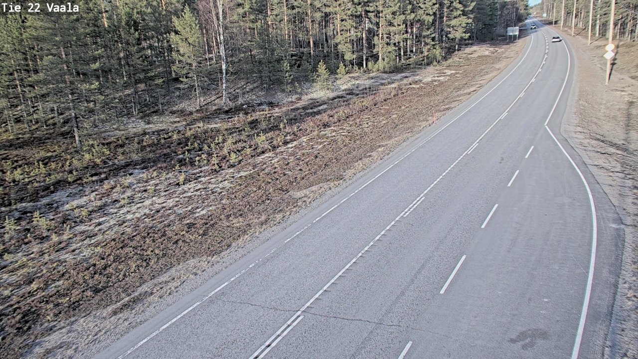 Kelikamerat Kuva Tie 22 Vaala, Vaala, Pohjois-Pohjanmaa