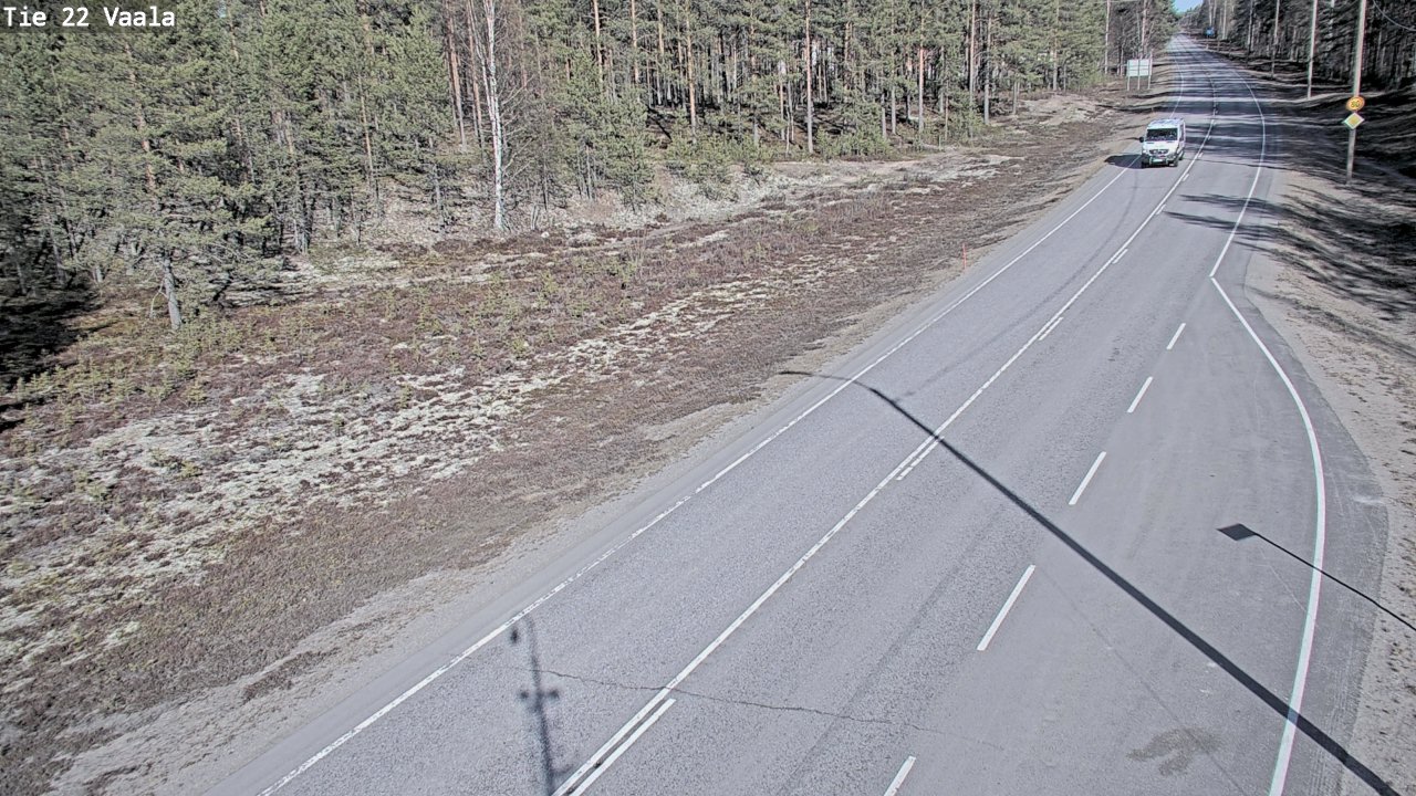 Kelikamerat Kuva Tie 22 Vaala, Vaala, Pohjois-Pohjanmaa