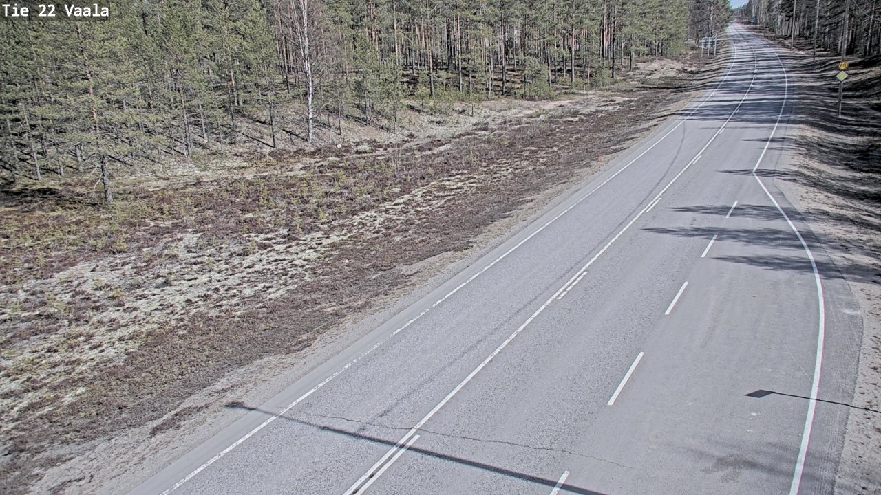 Kelikamerat Kuva Tie 22 Vaala, Vaala, Pohjois-Pohjanmaa