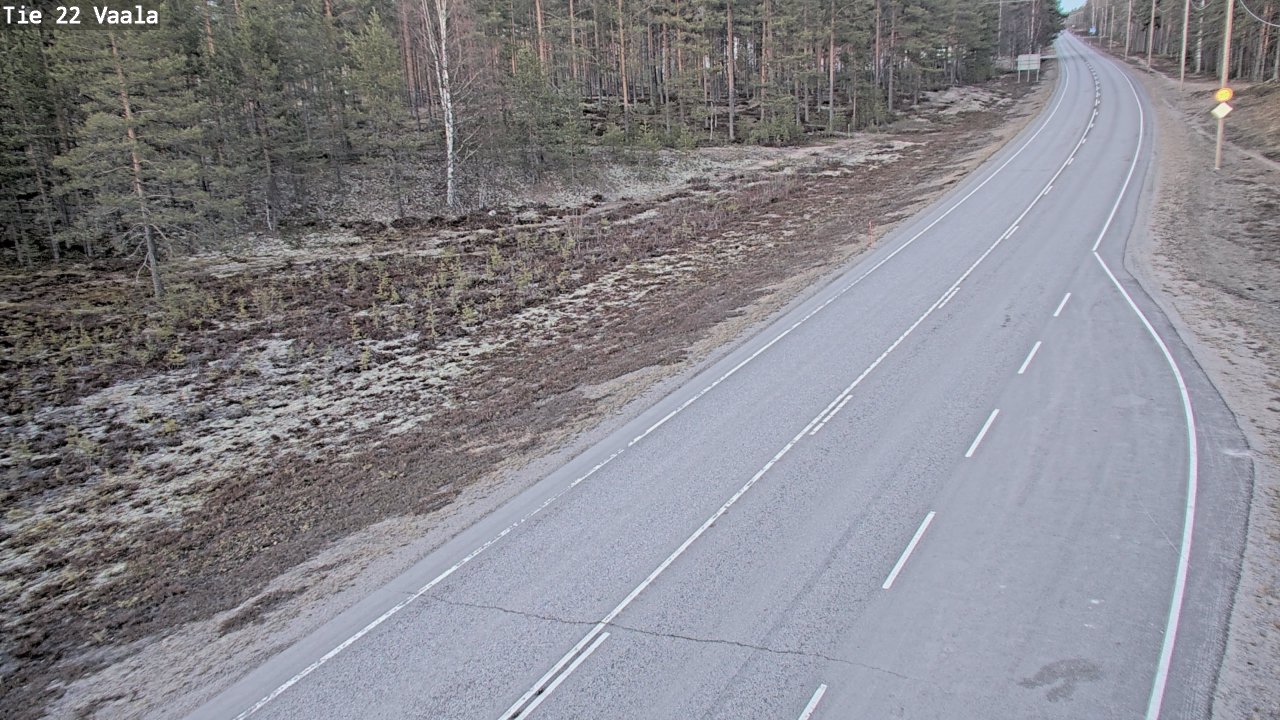 Kelikamerat Kuva Tie 22 Vaala, Vaala, Pohjois-Pohjanmaa