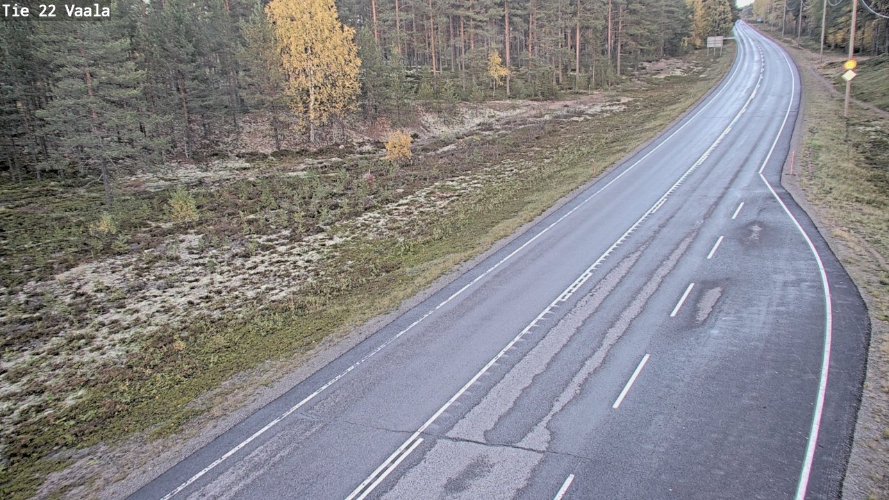 Kelikamerat Kuva Tie 22 Vaala, Vaala, Pohjois-Pohjanmaa