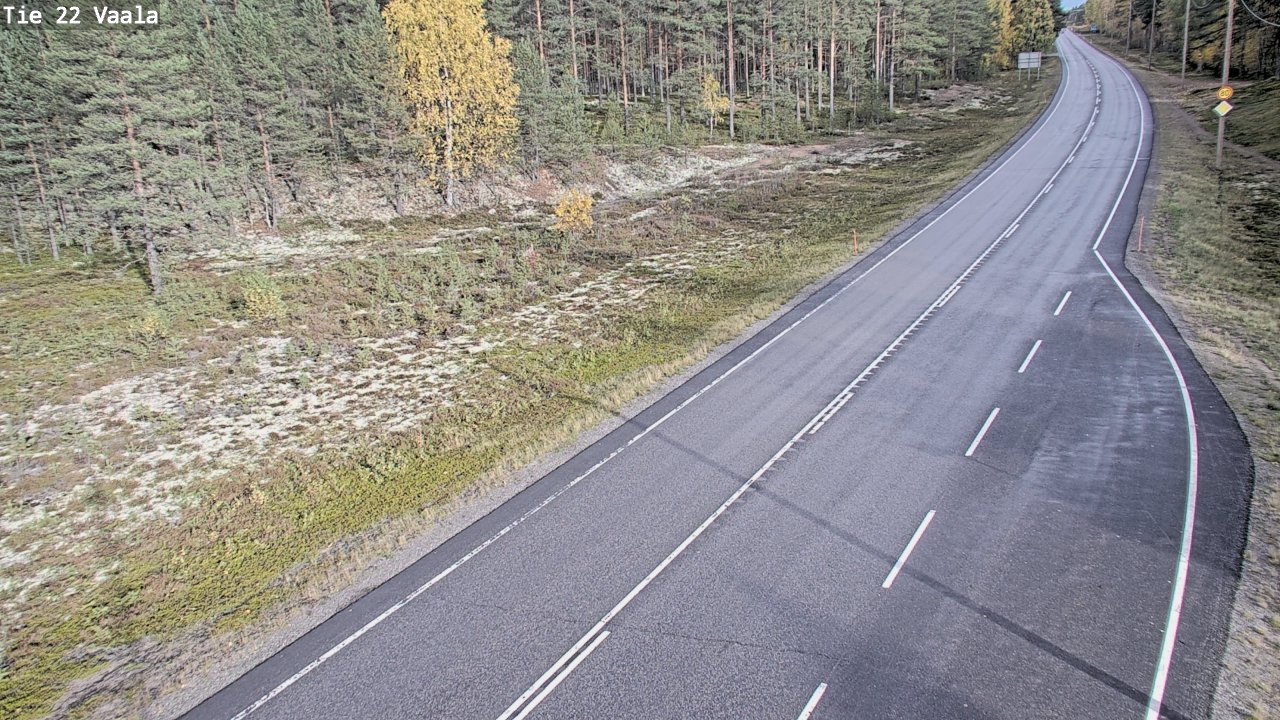 Kelikamerat Kuva Tie 22 Vaala, Vaala, Pohjois-Pohjanmaa