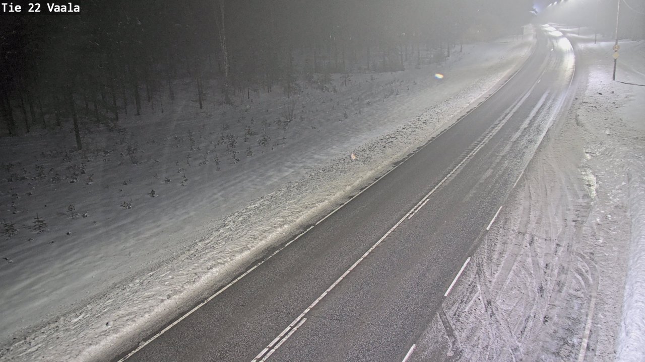Weather Camera Image Väg 22 Vaala, Vaala, Pohjois-Pohjanmaa
