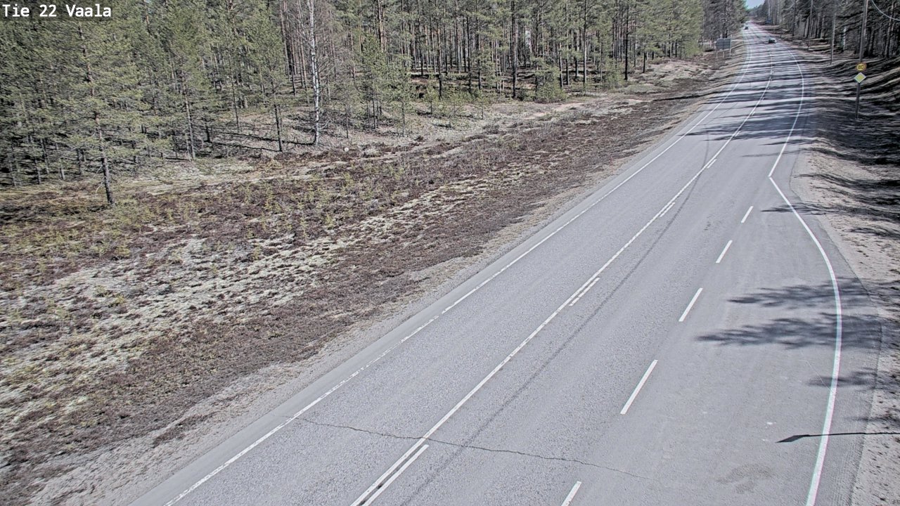 Kelikamerat Kuva Tie 22 Vaala, Vaala, Pohjois-Pohjanmaa