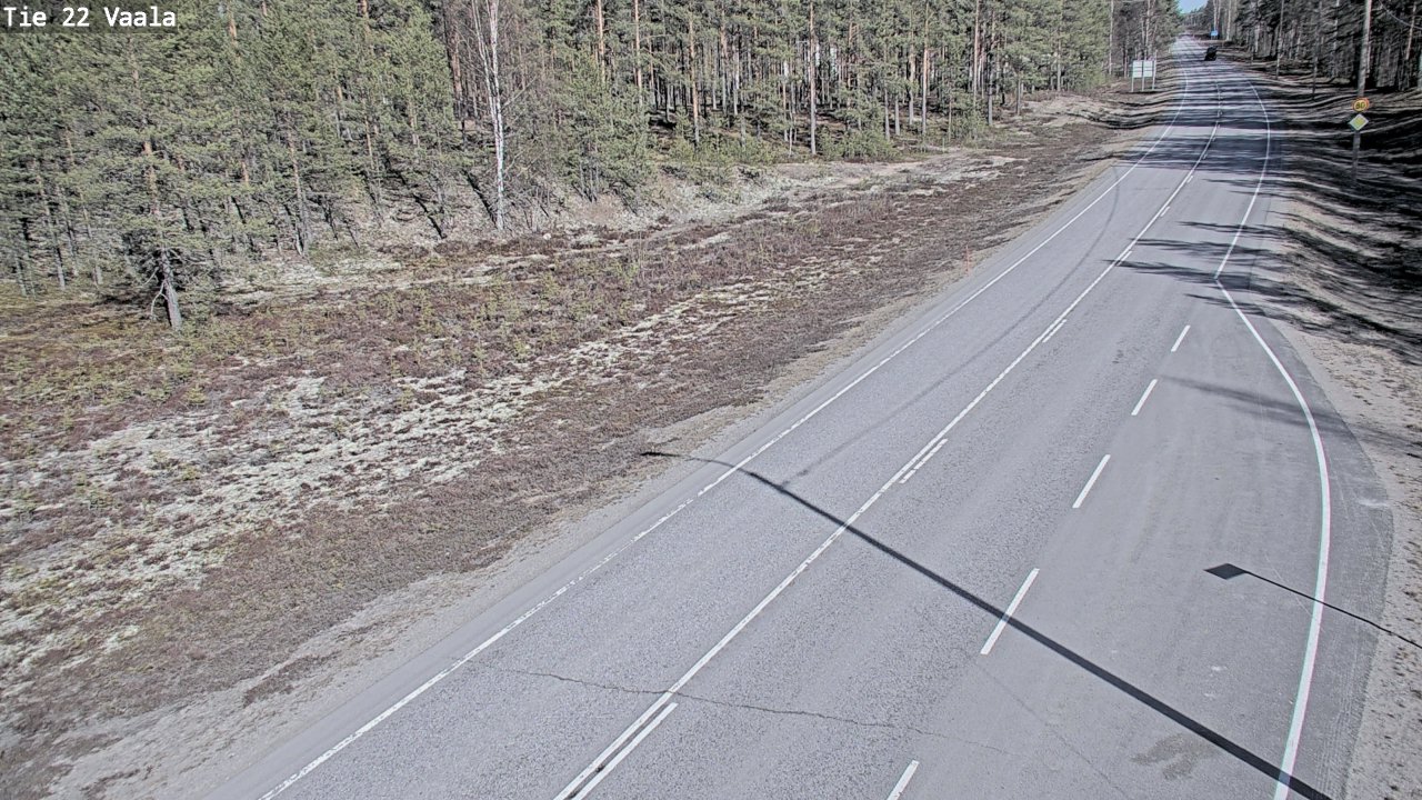 Kelikamerat Kuva Tie 22 Vaala, Vaala, Pohjois-Pohjanmaa