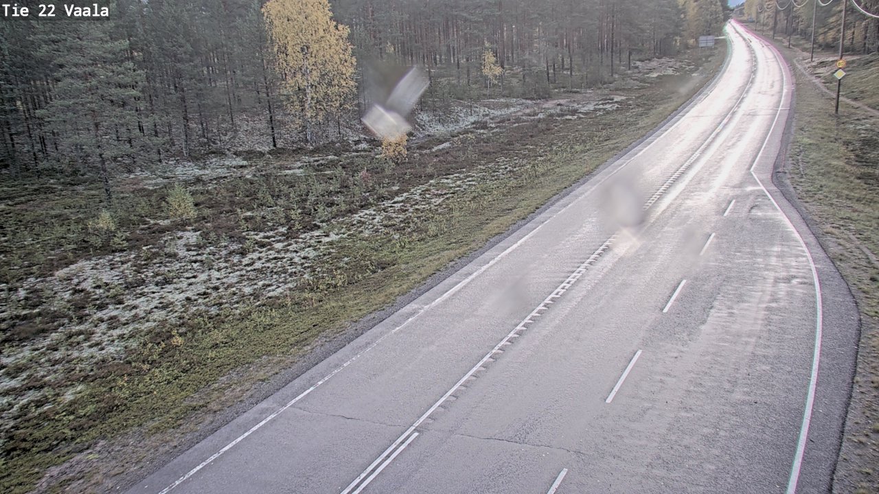 Weather Camera Image Väg 22 Vaala, Vaala, Pohjois-Pohjanmaa