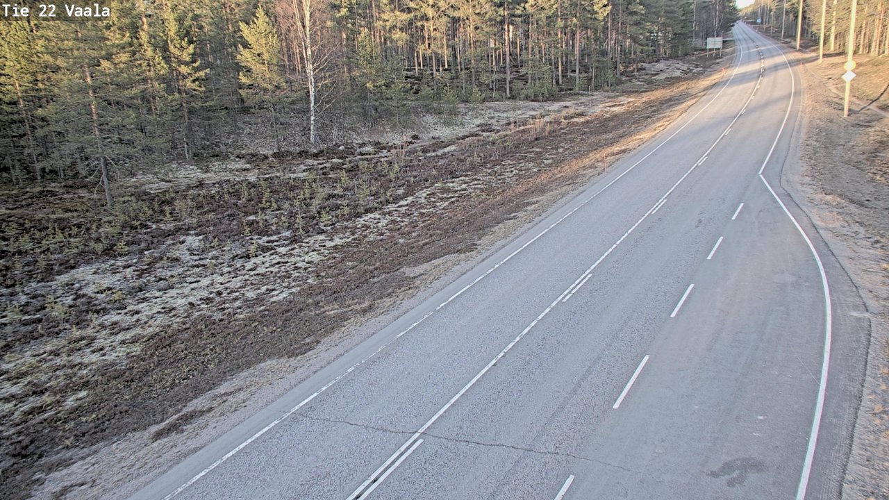 Kelikamerat Kuva Tie 22 Vaala, Vaala, Pohjois-Pohjanmaa