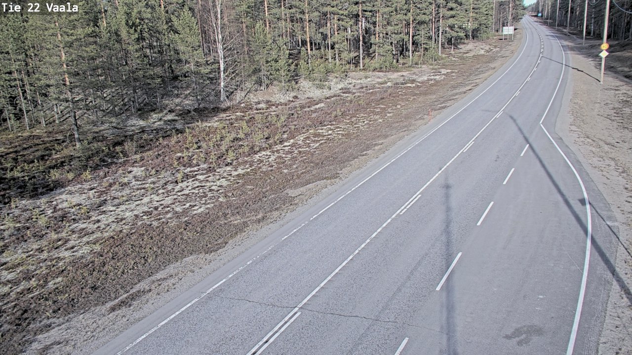 Kelikamerat Kuva Tie 22 Vaala, Vaala, Pohjois-Pohjanmaa