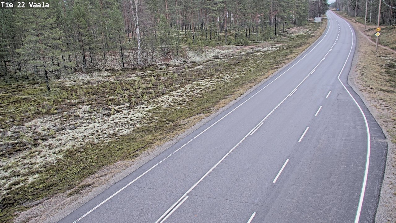 Kelikamerat Kuva Tie 22 Vaala, Vaala, Pohjois-Pohjanmaa