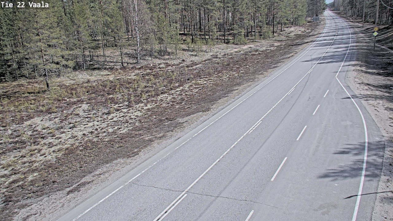 Kelikamerat Kuva Tie 22 Vaala, Vaala, Pohjois-Pohjanmaa