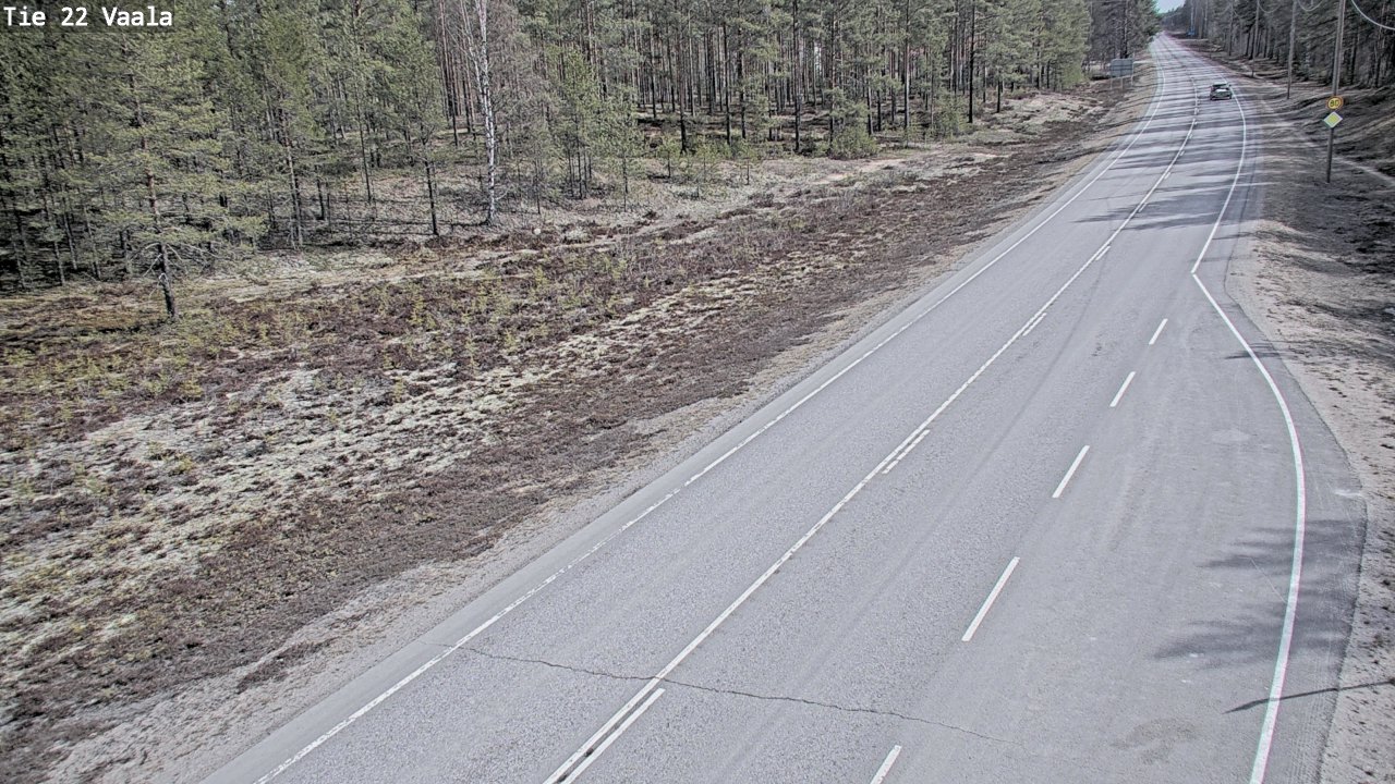 Kelikamerat Kuva Tie 22 Vaala, Vaala, Pohjois-Pohjanmaa