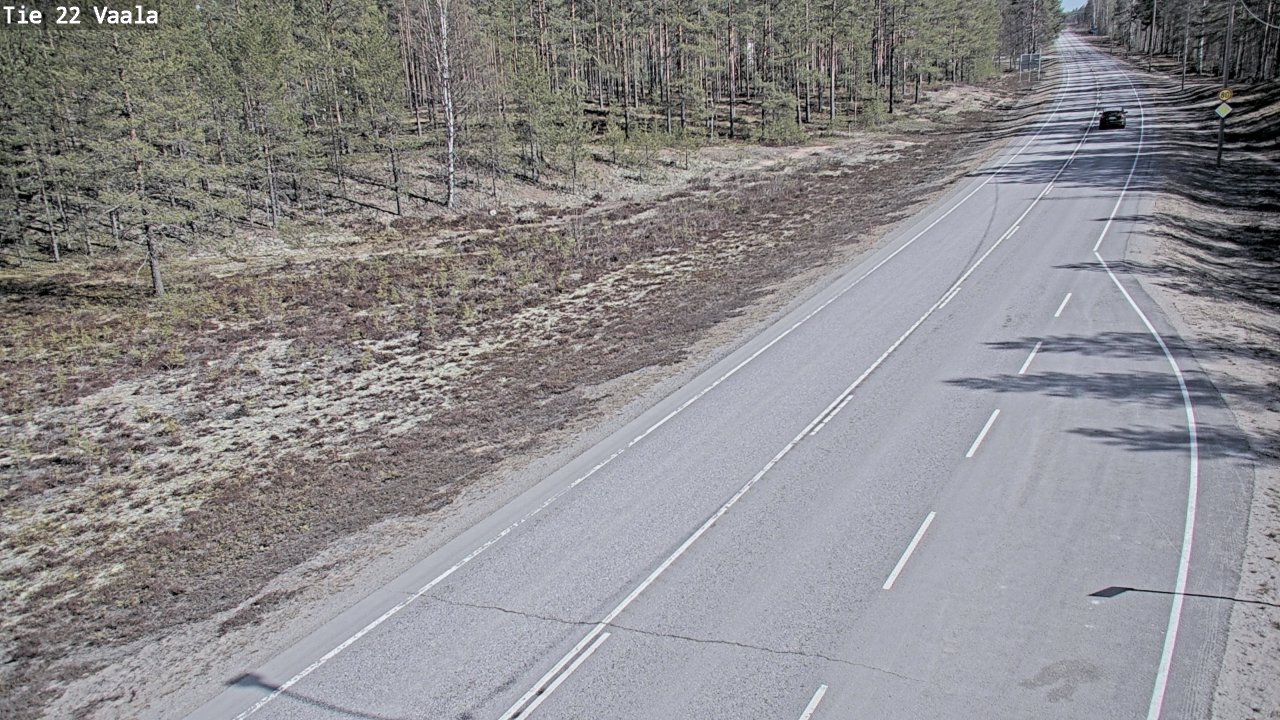Kelikamerat Kuva Tie 22 Vaala, Vaala, Pohjois-Pohjanmaa