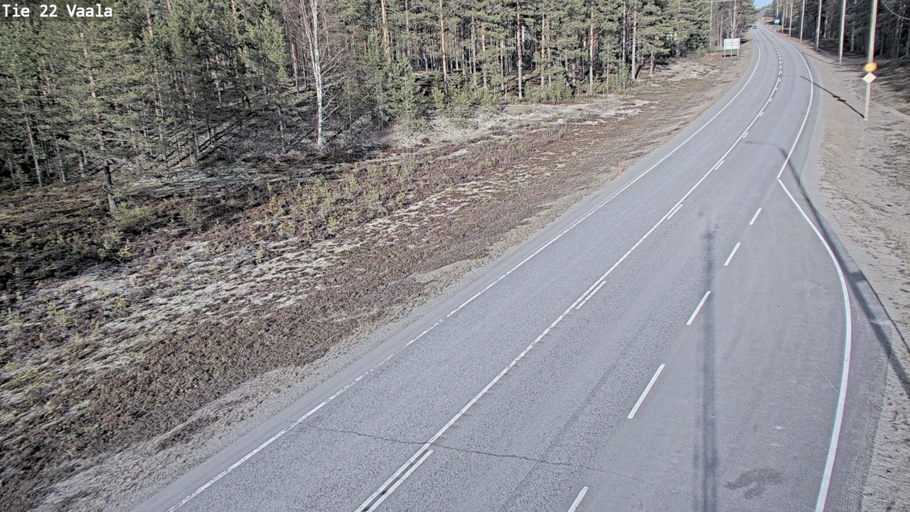 Kelikamerat Kuva Tie 22 Vaala, Vaala, Pohjois-Pohjanmaa