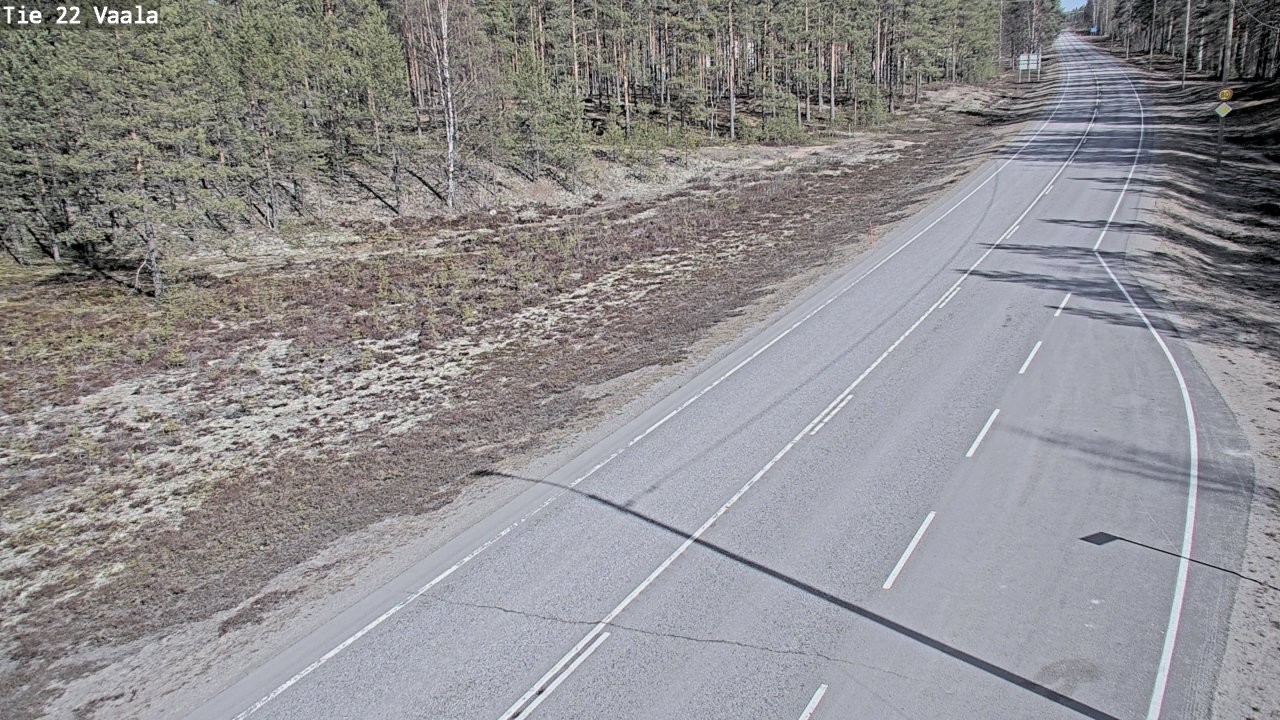Kelikamerat Kuva Tie 22 Vaala, Vaala, Pohjois-Pohjanmaa