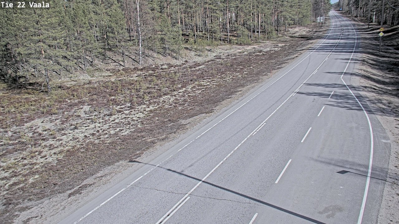 Kelikamerat Kuva Tie 22 Vaala, Vaala, Pohjois-Pohjanmaa