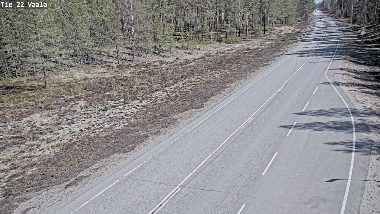 Kelikamerat Kuva Tie 22 Vaala, Vaala, Pohjois-Pohjanmaa