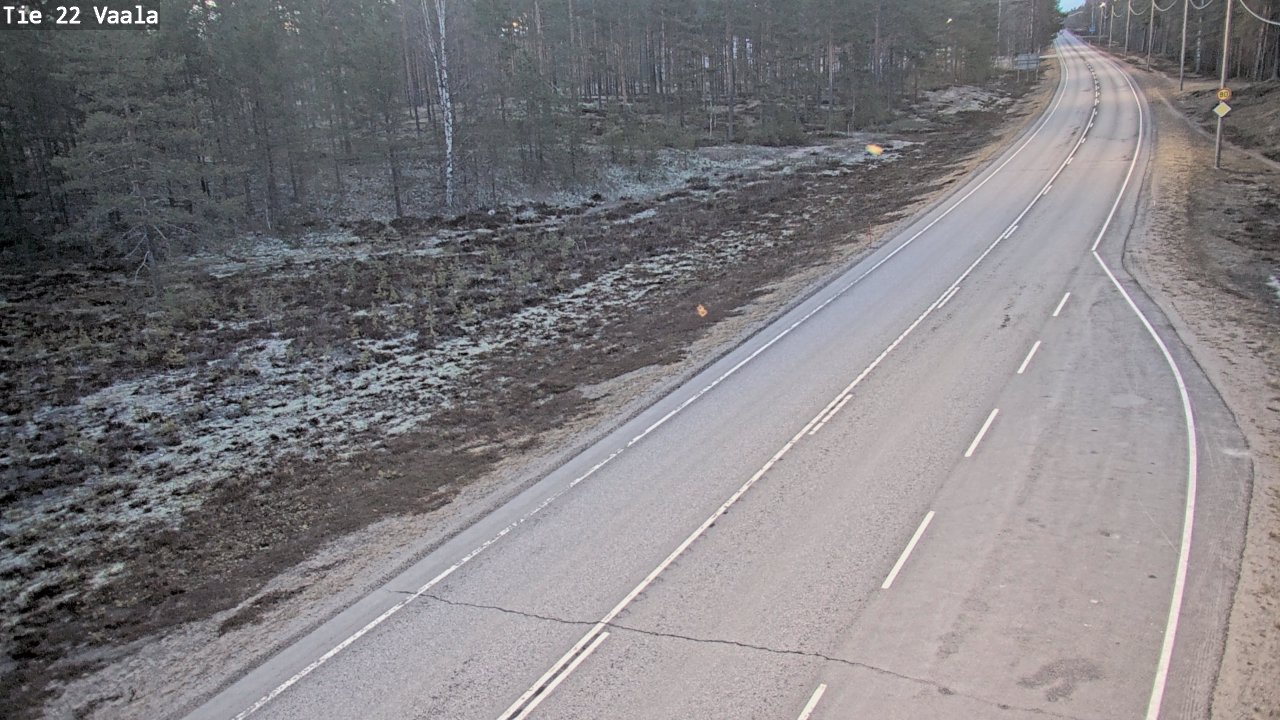 Kelikamerat Kuva Tie 22 Vaala, Vaala, Pohjois-Pohjanmaa