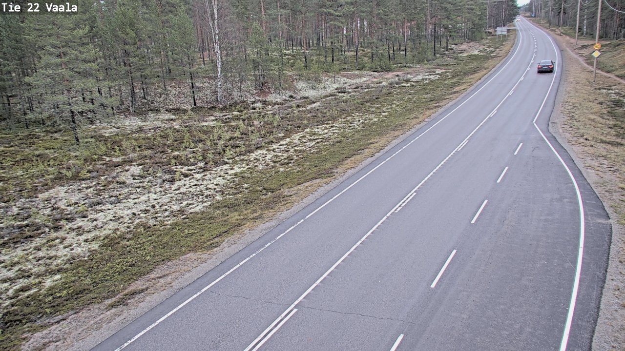 Kelikamerat Kuva Tie 22 Vaala, Vaala, Pohjois-Pohjanmaa