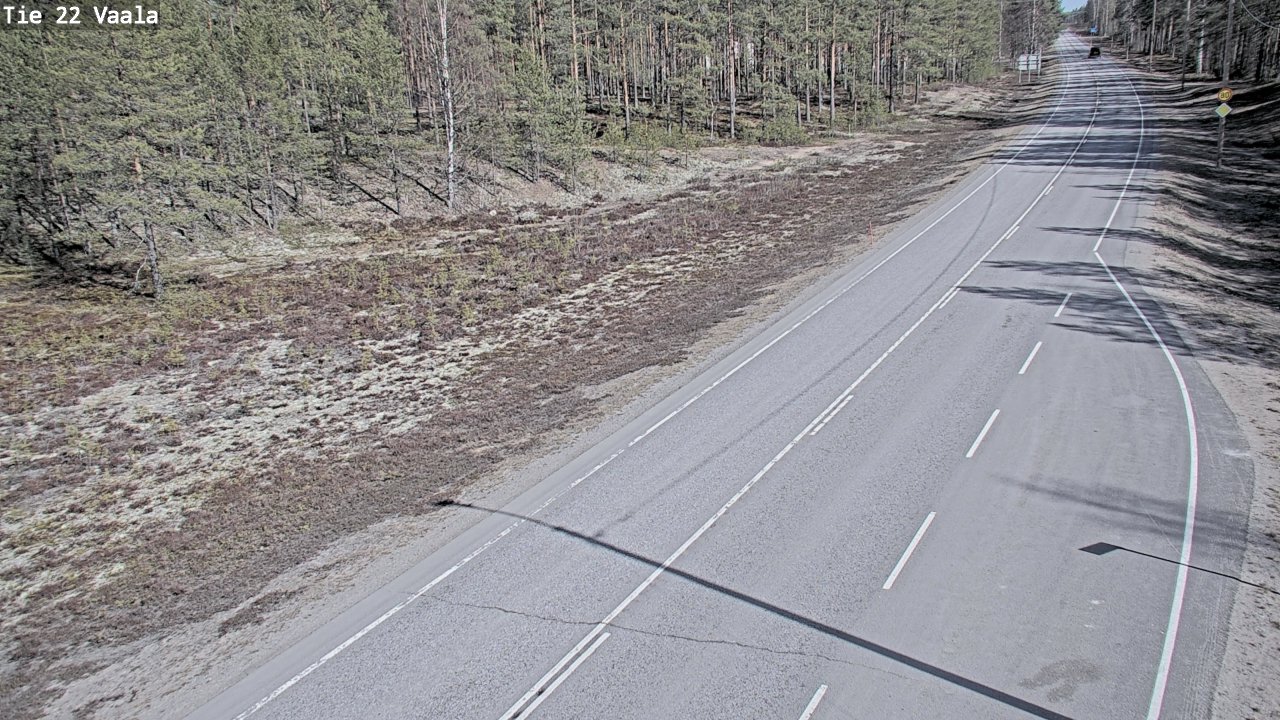 Kelikamerat Kuva Tie 22 Vaala, Vaala, Pohjois-Pohjanmaa