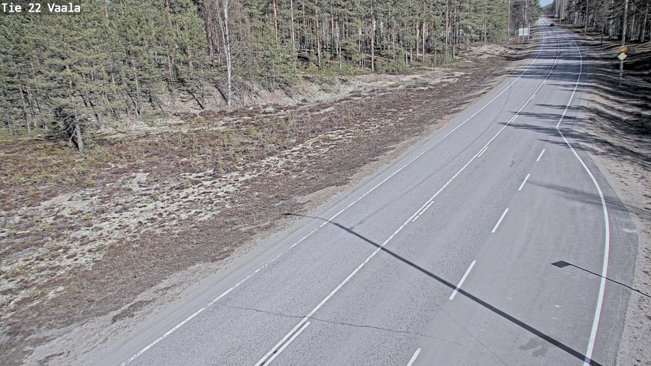 Kelikamerat Kuva Tie 22 Vaala, Vaala, Pohjois-Pohjanmaa