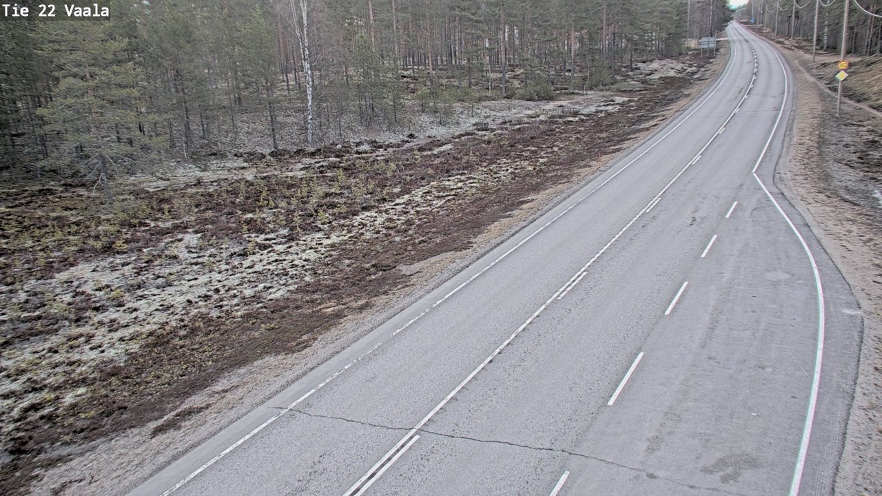Kelikamerat Kuva Tie 22 Vaala, Vaala, Pohjois-Pohjanmaa