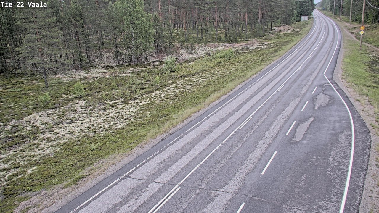 Kelikamerat Kuva Tie 22 Vaala, Vaala, Pohjois-Pohjanmaa