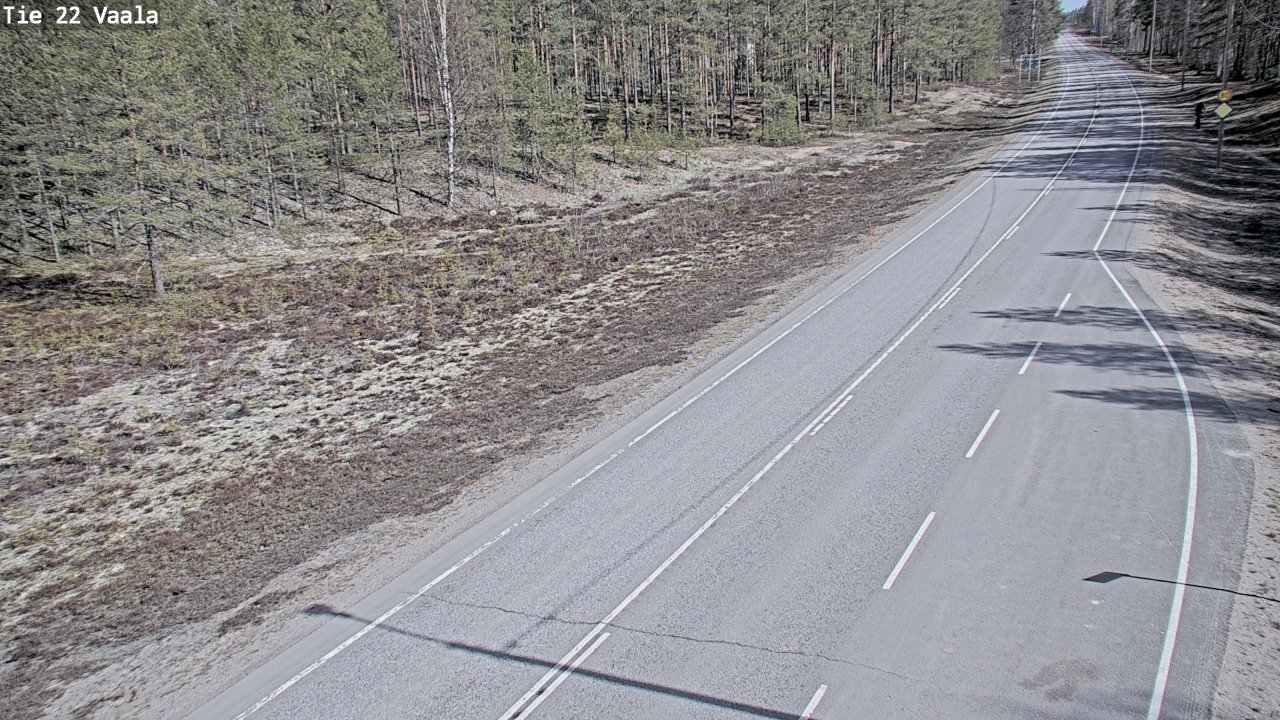 Kelikamerat Kuva Tie 22 Vaala, Vaala, Pohjois-Pohjanmaa