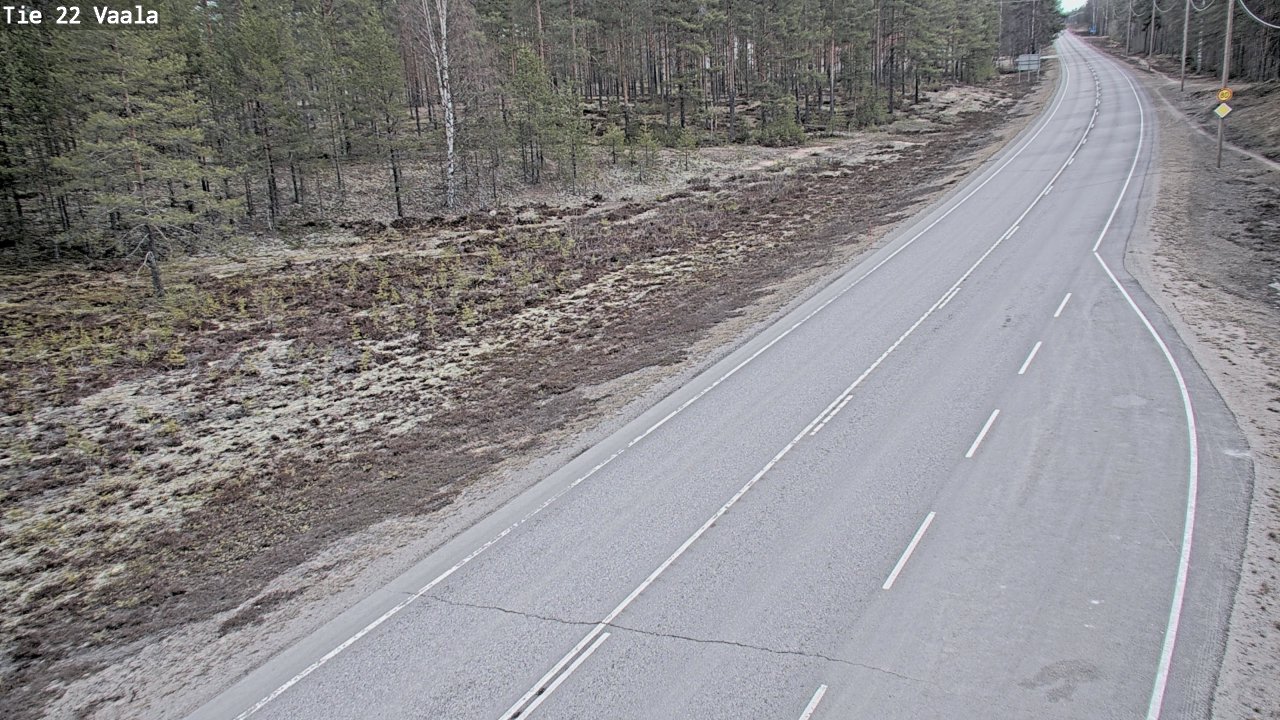 Kelikamerat Kuva Tie 22 Vaala, Vaala, Pohjois-Pohjanmaa