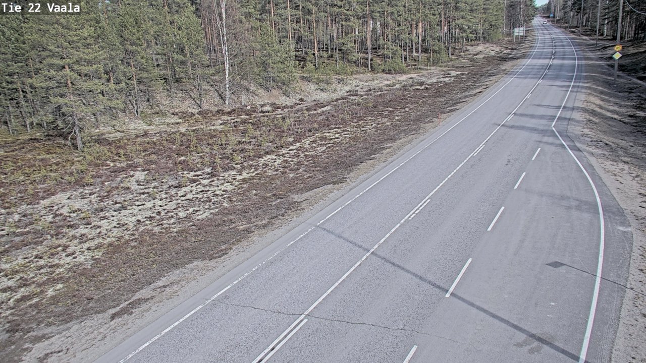 Kelikamerat Kuva Tie 22 Vaala, Vaala, Pohjois-Pohjanmaa