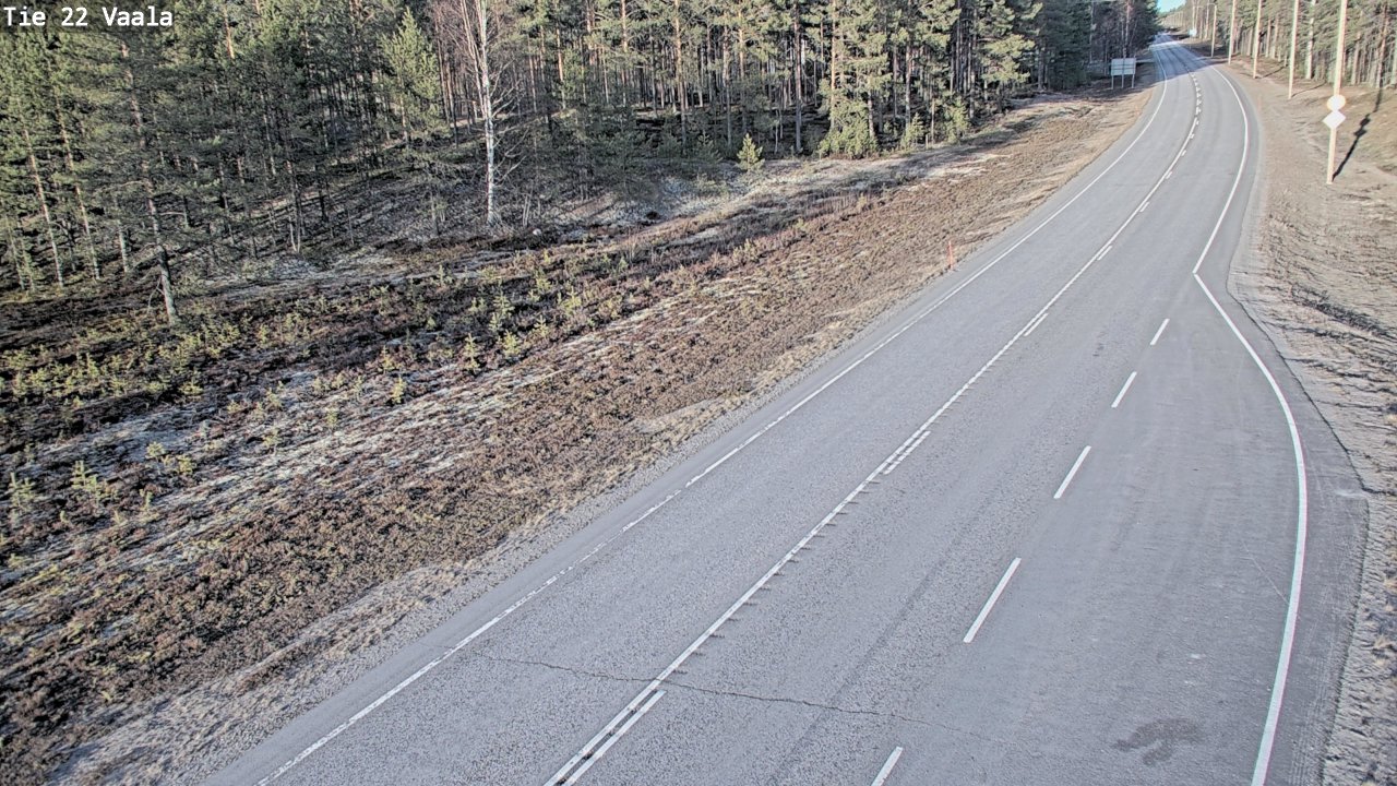 Kelikamerat Kuva Tie 22 Vaala, Vaala, Pohjois-Pohjanmaa
