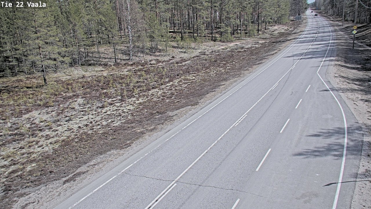 Kelikamerat Kuva Tie 22 Vaala, Vaala, Pohjois-Pohjanmaa