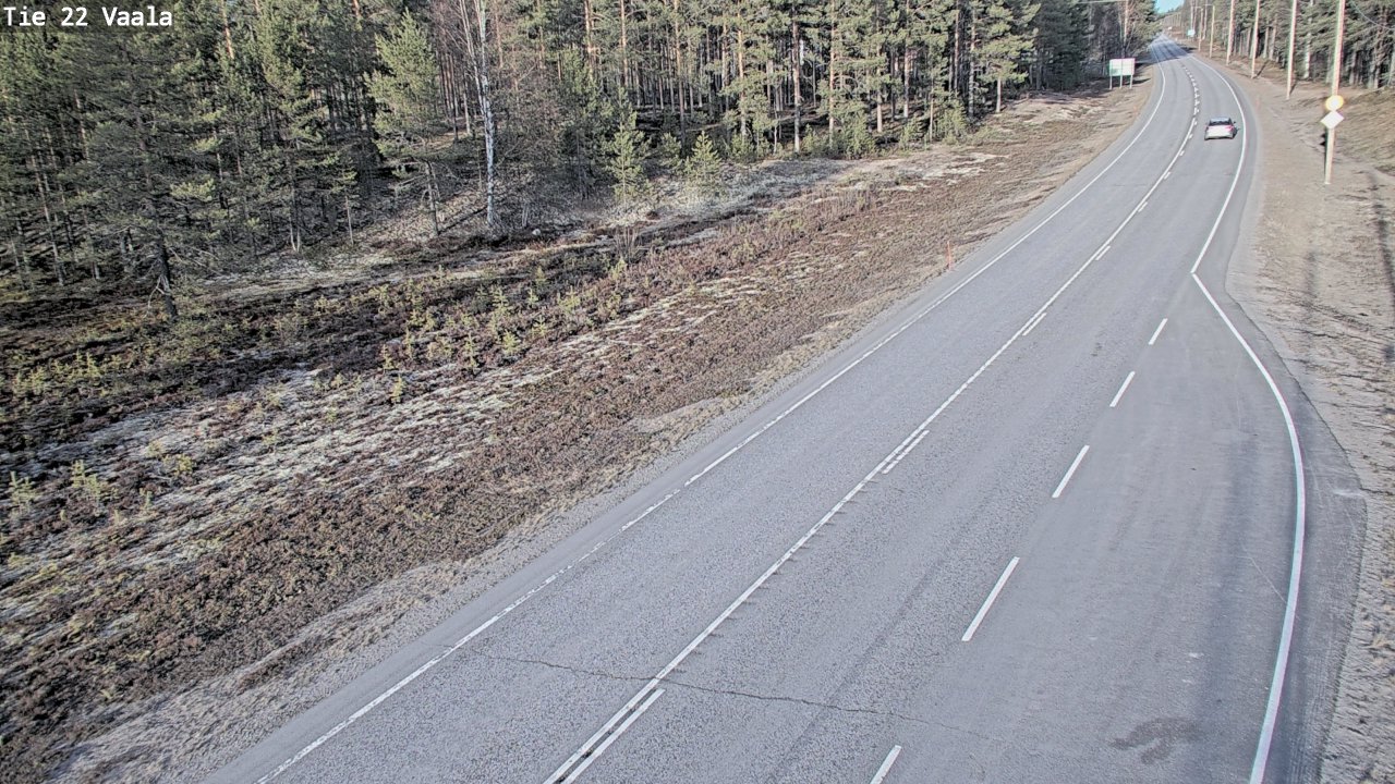 Kelikamerat Kuva Tie 22 Vaala, Vaala, Pohjois-Pohjanmaa