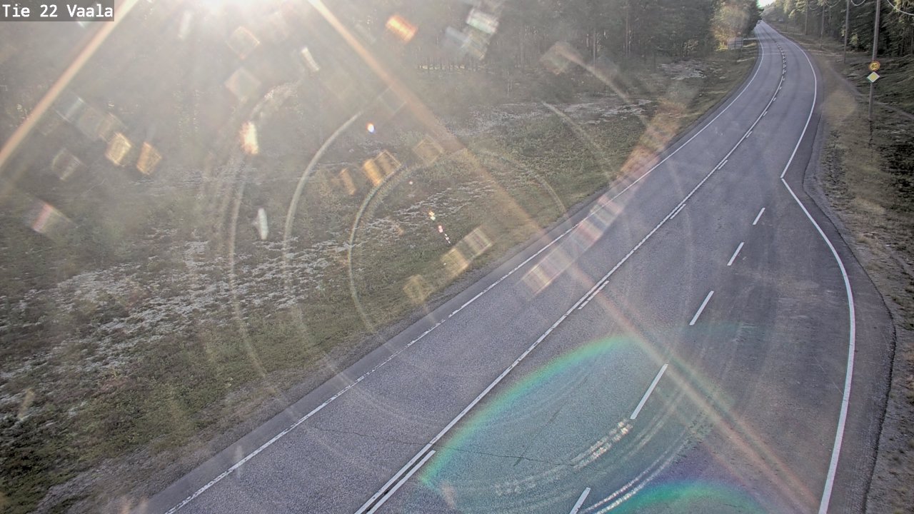 Weather Camera Image Väg 22 Vaala, Vaala, Pohjois-Pohjanmaa